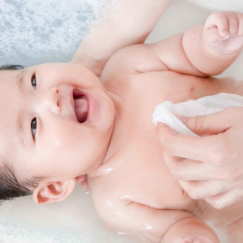 Butterblu River 10-Pack Baby Terry Washcloths 100% Organic Cotton Absorbent for Baby and Toddler Boys & Girls, White, One Size