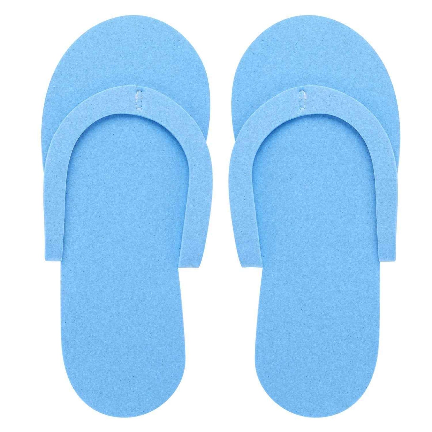 Tbestmax 24 Pair Disposable Flip Flops, Random Color Foam Slippers for Foot Spa Pedicures in Kid Party with 24 Pair Toe Separators Bulk