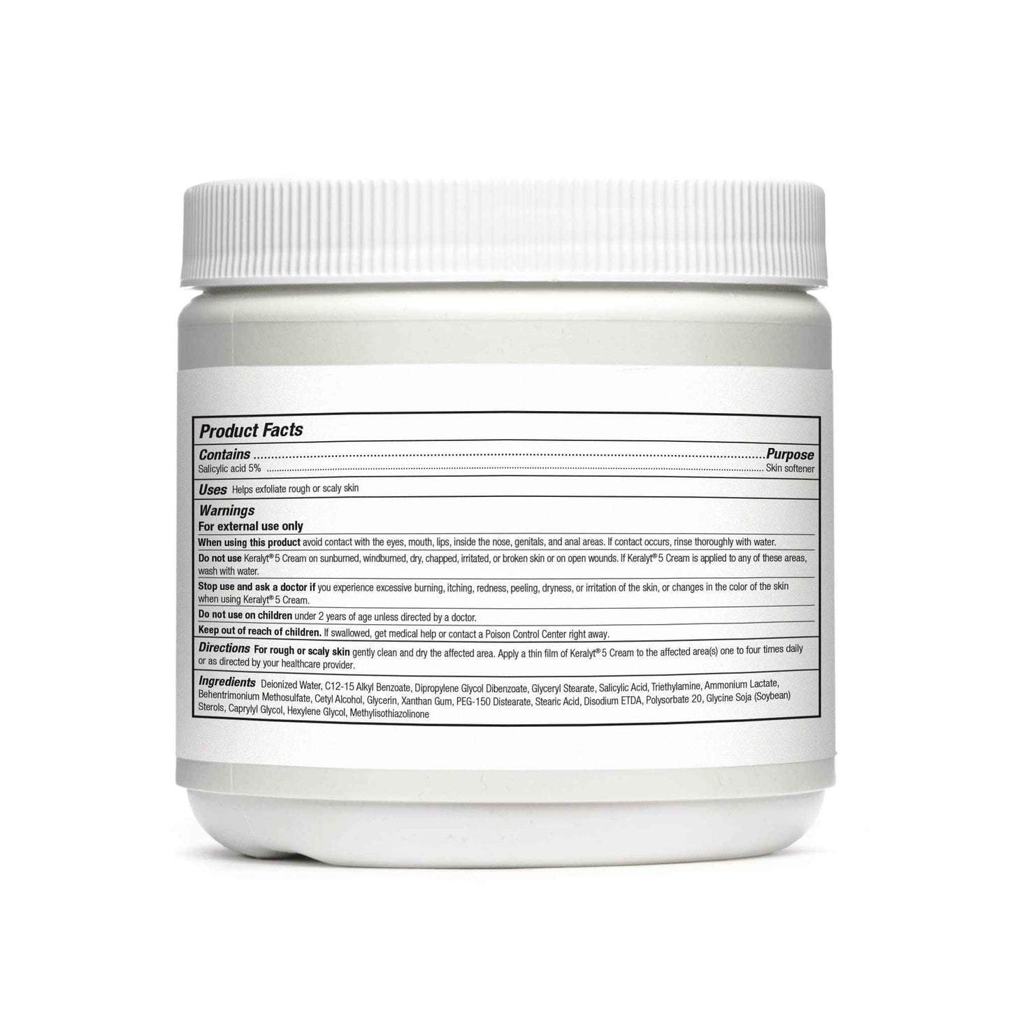 Keralyt 5 Psoriasis Cream - Full Body 5% Salicylic Acid Exfoliating Skin Lotion - Promotes Relief from Itchy, Redness, Dryness, Roughness, and Flakey Skin