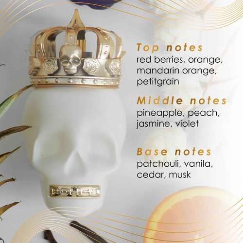 POLICE To Be the Queen - Perfume for Women - Floral Chypre Scent - Opens with Mandarin and Red Fruits - Blended with Jasmine and Peach - for Ambitious and Unique Ladies - 4.2 oz EDP Spray