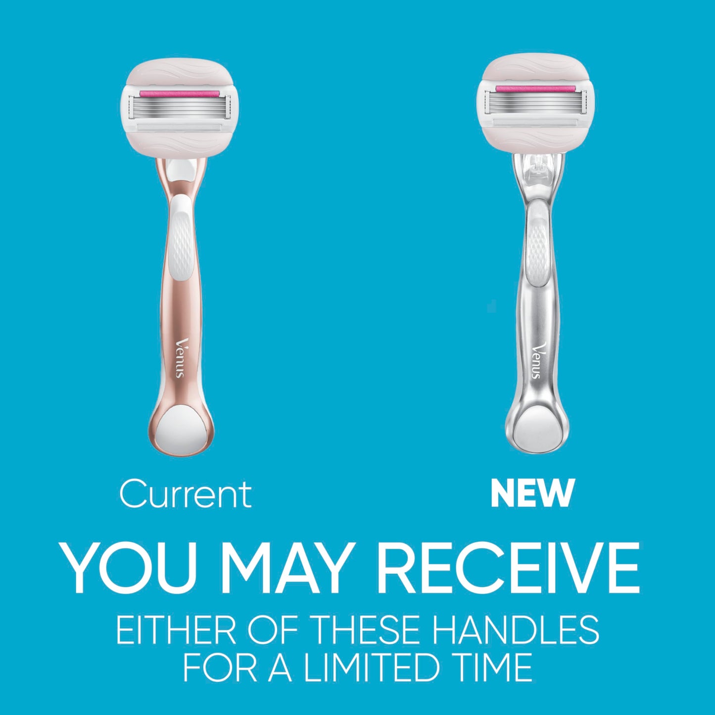 Gillette Venus Comfortglide plus Olay Sugarberry Women's Razor with Rose Gold Metal Handle + 4 Blade Refills, Holiday Gifts for Women