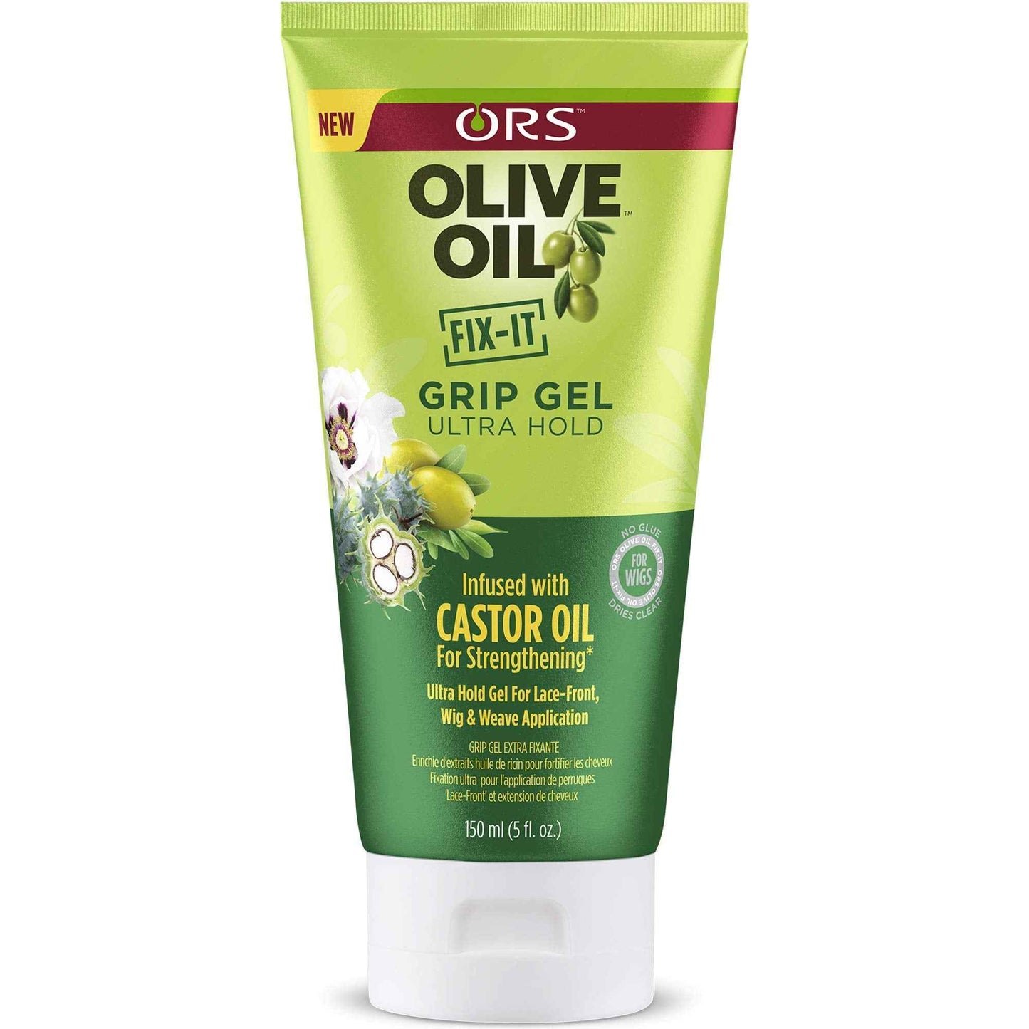 ORS Olive Oil FIX-IT Grip Gel Ultra Hold 5 Ounce (Pack of 4)
