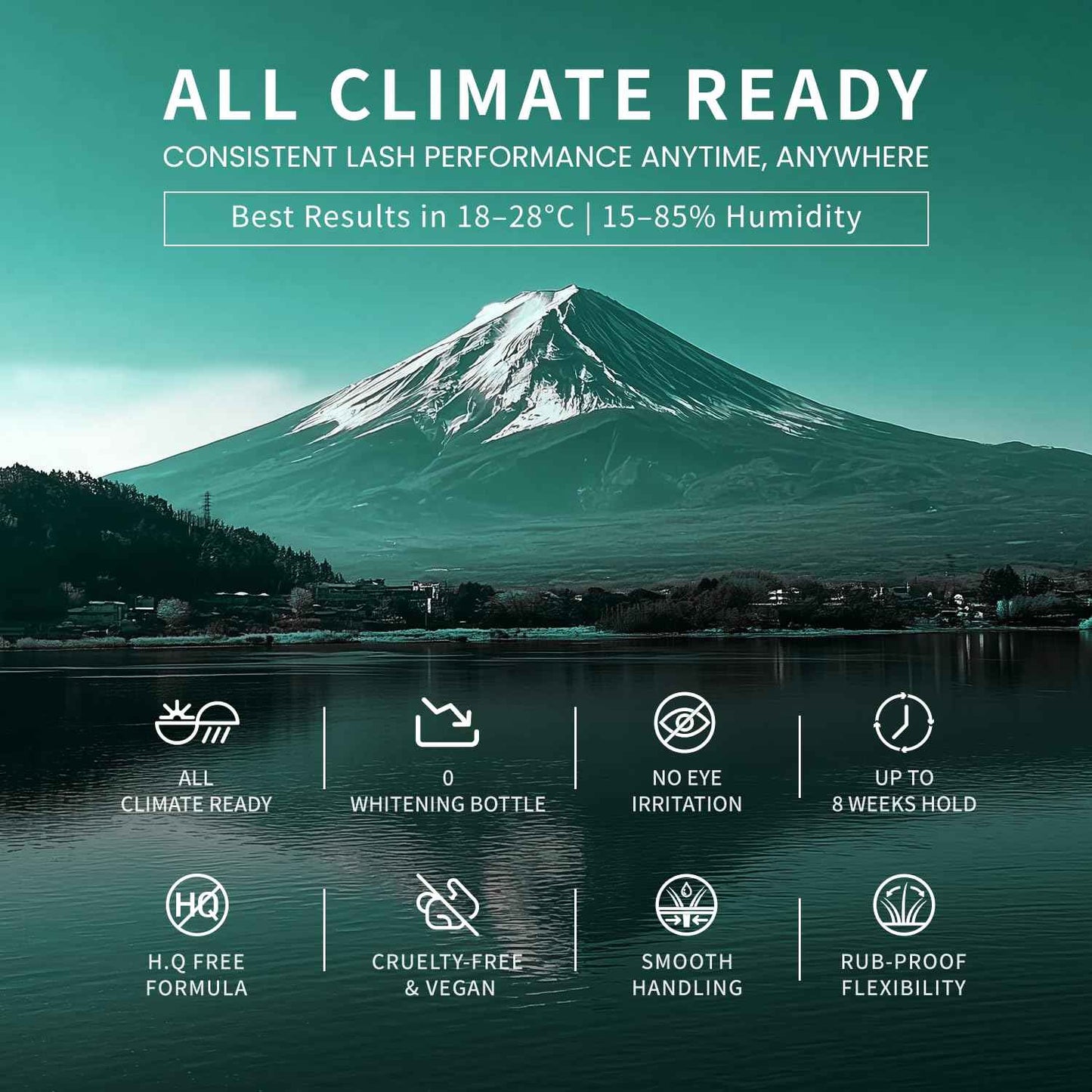 COSMILA Pro Eyelash Extension Glue – HQ Free – 99.8% Japan Monomer, Ultra-Stable – All-Climate, Sensitive-Friendly, Extra Strong – 1-2s Fast Drying, 8 Weeks Retention – for Lash Technicians – 5ml