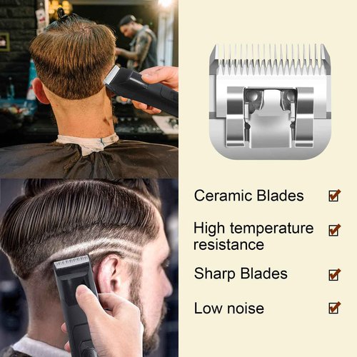1-1/2# Professional Detachable Replacement Ceramic Blades. Compatible with Oster Classic 76/Power Pro/Power-Teq/Star-Teq Clipper. Compatible with Ainds Clippers. Size: 5/32" Cut Length.