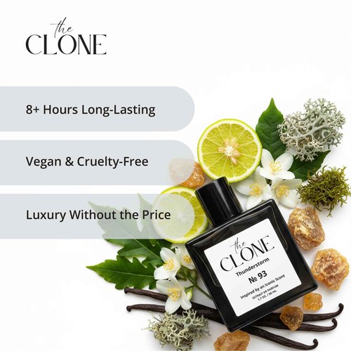 Clone, Thunderstorm 93, Inspired by Aventus Perfume For Men, Extrait de Parfum, Fragrance Perfume Spray 1.7 Fl Oz (50ml)