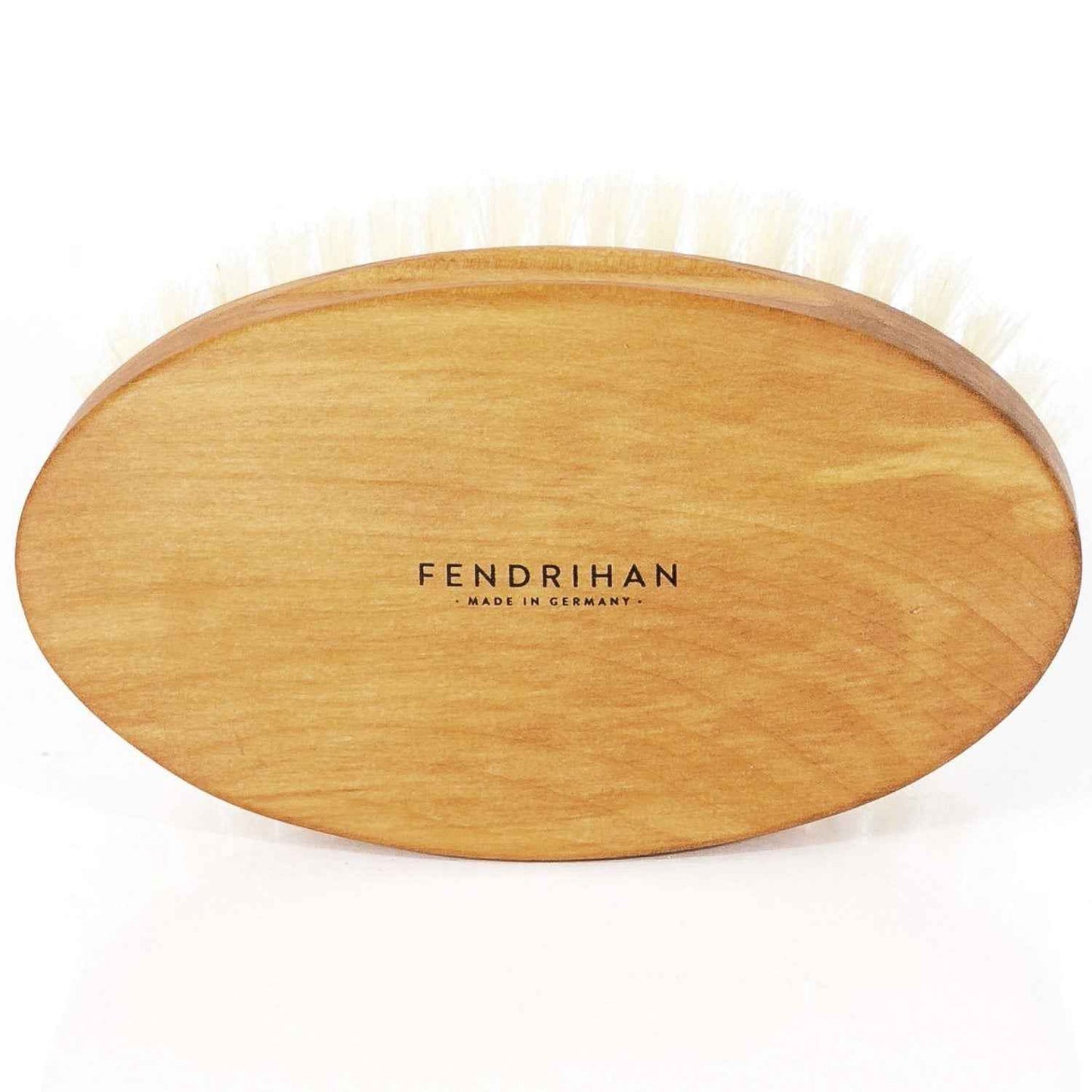 Fendrihan Genuine Boar Bristle and Pear Wood Military Hair Brush, Made in Germany VERY SOFT LIGHT BRISTLE