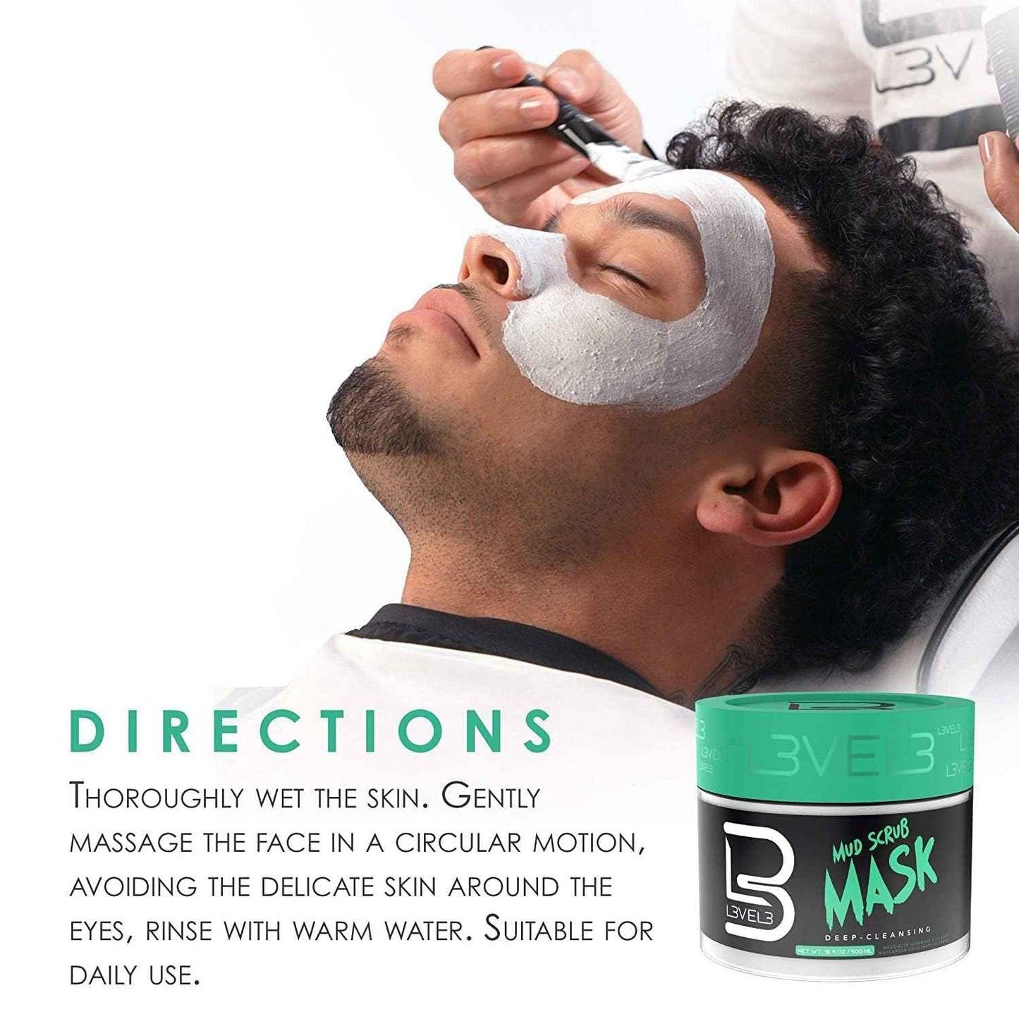 L3 - Level 3 Apricot Facial Scrub - Great for All Skin Types - Reduces Acne - Gentle and Effective Exfoliation - Reduces Clogged Pores