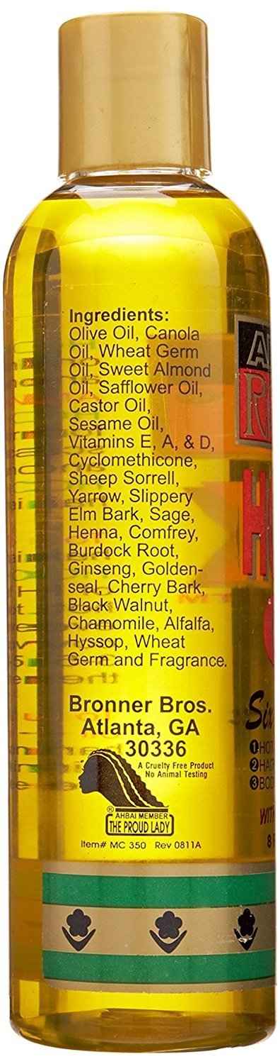 African Royale Hot Six Hair Oil, 8 Ounce (Pack of 3)