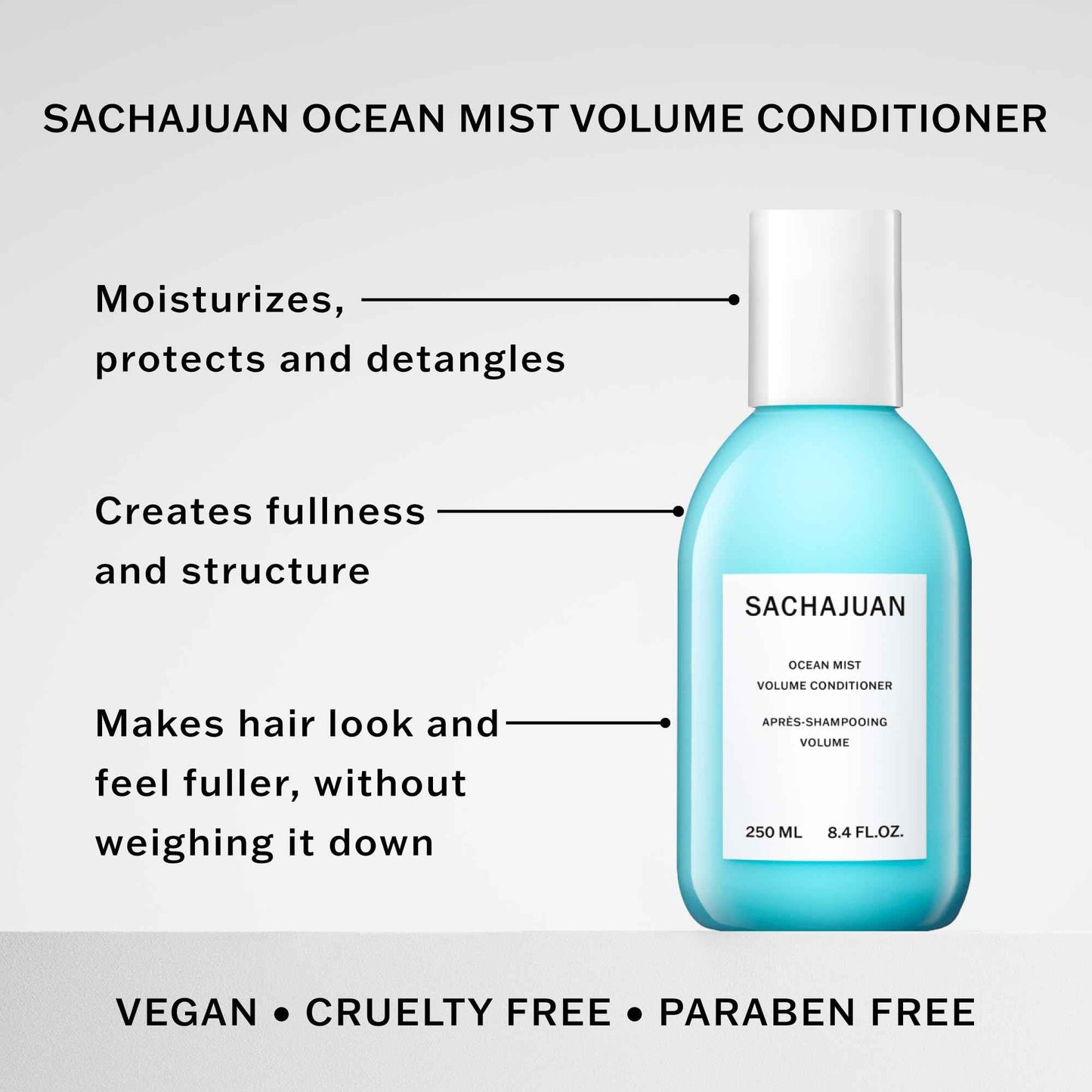 SachaJuan Ocean Mist Volume Conditioner 250 ml 8.4 fl oz