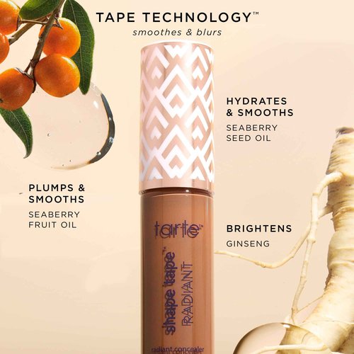 tarte shape tape radiant concealer – Medium-Coverage, Radiant Finish for Under Eye Concealer for Dark Circles, Fine Lines, Redness & Discoloration, Hydrating, Vegan, Cruelty Free