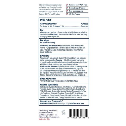 Wear SPF Essential Sunscreen Hybrid Lotion - SPF 50, 3-pack