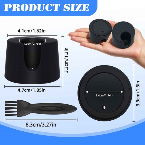 MEIJIAYOU Razor Holder Compatible with Gillette Razor,2 Pack Anti-slip ABS Draining Razor Stand Compatible with Gillette Razor For Bathroom,2PCS Cleaning Brushes Included