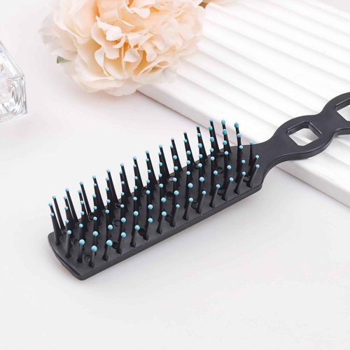 Bulk Hair Brushes for Homeless Individually Wrapped, Hair Brush Bulk, 100pcs Hair Brush for Curly Hair Suitable for Homeless,Shelter,Air Bnb/Hotel, Black
