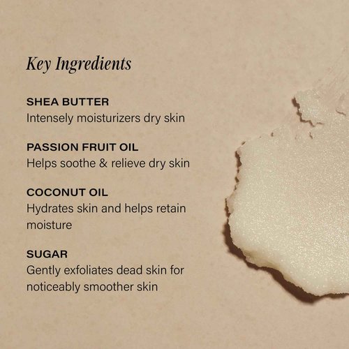 + Lux Unfiltered N°28 Exfoliating Body Polish in Santal - Exfoliating Body Scrub with Shea Butter, Passion Fruit Oil, & Vitamin E - Hydrating & Moisturizing Sugar Scrub - Vegan & Cruelty Free