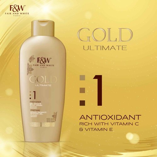 FAIR & WHITE Gold Radiance Body Wash (33.8 fl.oz / 1000ml)