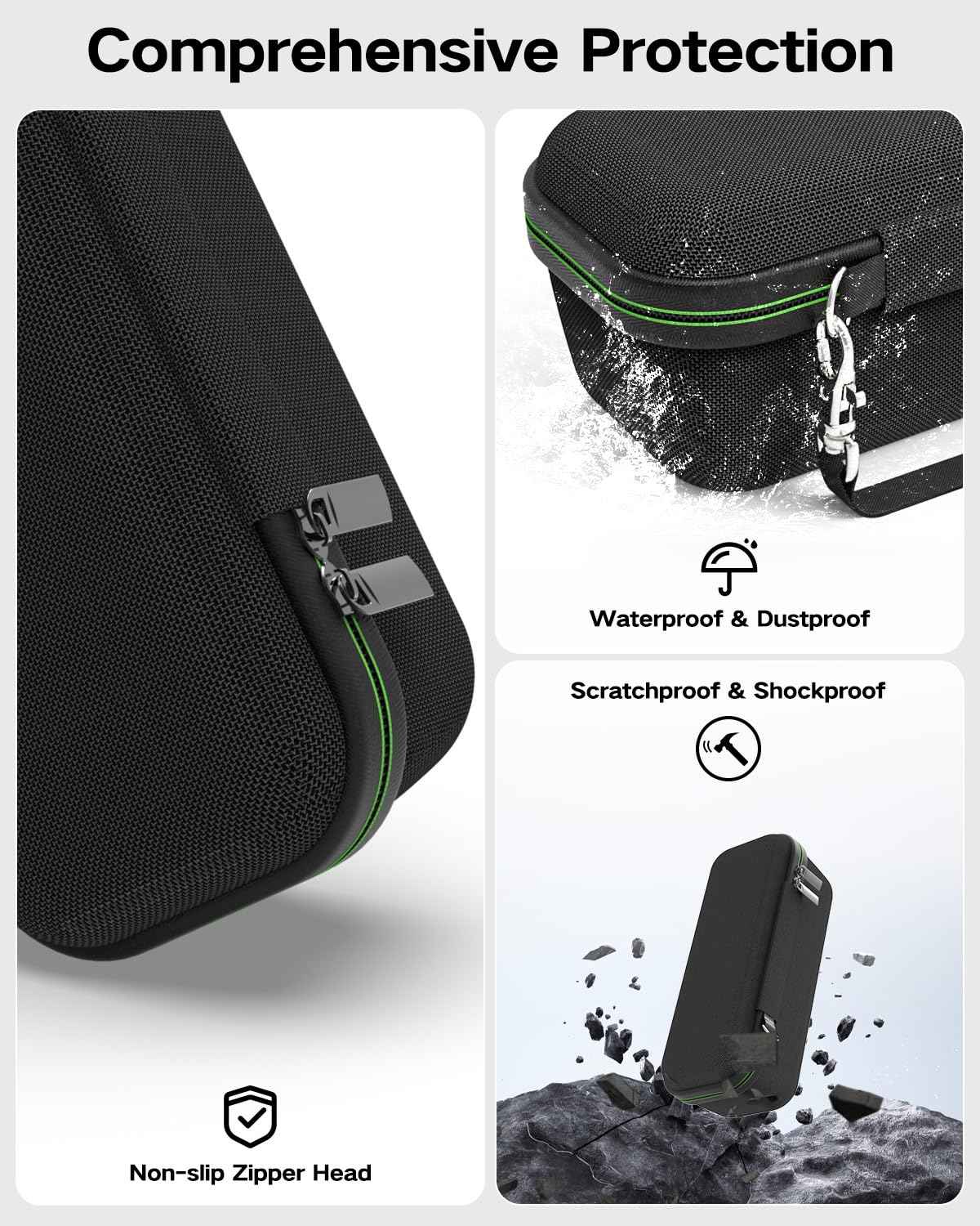 Superer Shaver Case Fit for Philips One Blade Model QP2724 QP2834 QP2520 QP2530 QP2630 QP6520 QP6530 - Durable, Protective Organizer for Shaver Accessories, Travel-Friendly, Compact, Easy to Clean