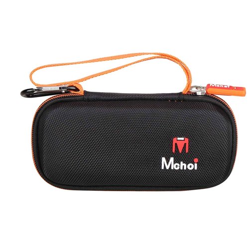 Mchoi Hard Carrying Case Fits for Gillette Fusion5 Men’s Razor & Proglide Shield Men's Razor, Case Only (Black, Orange)