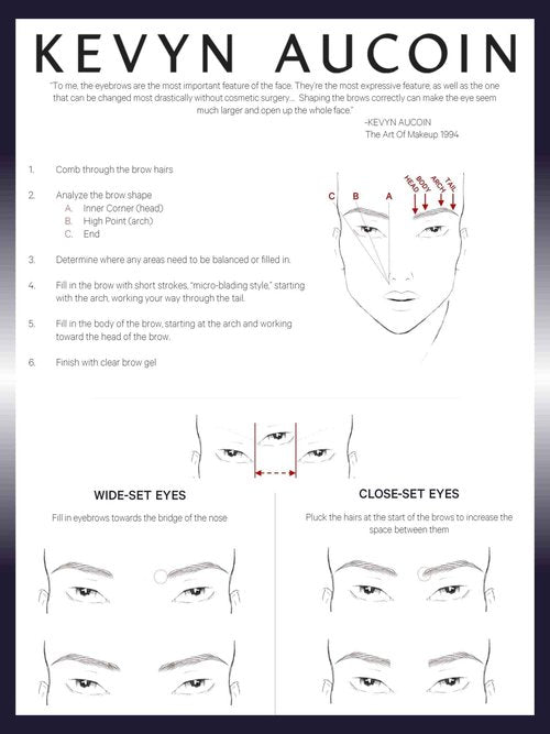 Kevyn Aucoin True Feather Brow Marker Gel Duo, Warm Brunette: Dual-ended. Shapes, defines + sets brows for full, natural finish. Precise makeup brush tip. Invisible gel formula creates flexible hold.