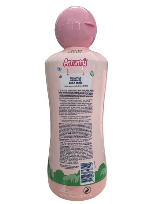 Arrurru Colonia Original Pink 27.05 oz or 800 Ml