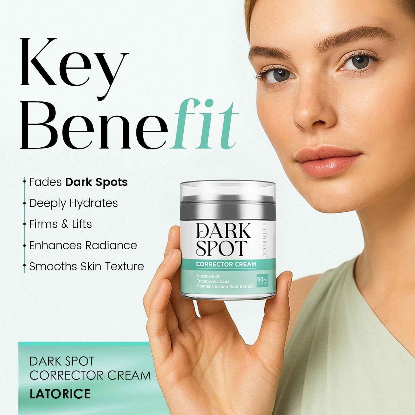 Dark Spot Remover for Face and Body: Tranexamic Acid Serum for Women and Men - Reduce Sun Spot Melasma Freckles - Natural Ingredient Enriching Skin Care (1.7 Fl Oz)