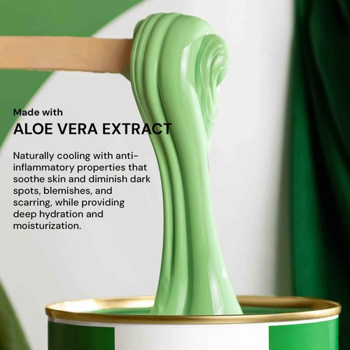 Raaga Professional Aloe Vera Liposoluble Body Wax | Soft Wax for Hair Removal | Gently Removes Unwanted Hair & Tan | Soothes & Hydrates Skin | For Sensitive Skin | 27.05 Fl Oz/800ml
