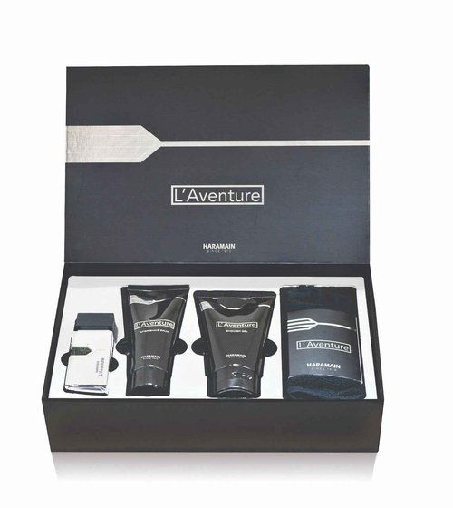 Al Harmain L'aventure Men 3 Piece Hard Box Set, 9.33 Ounce