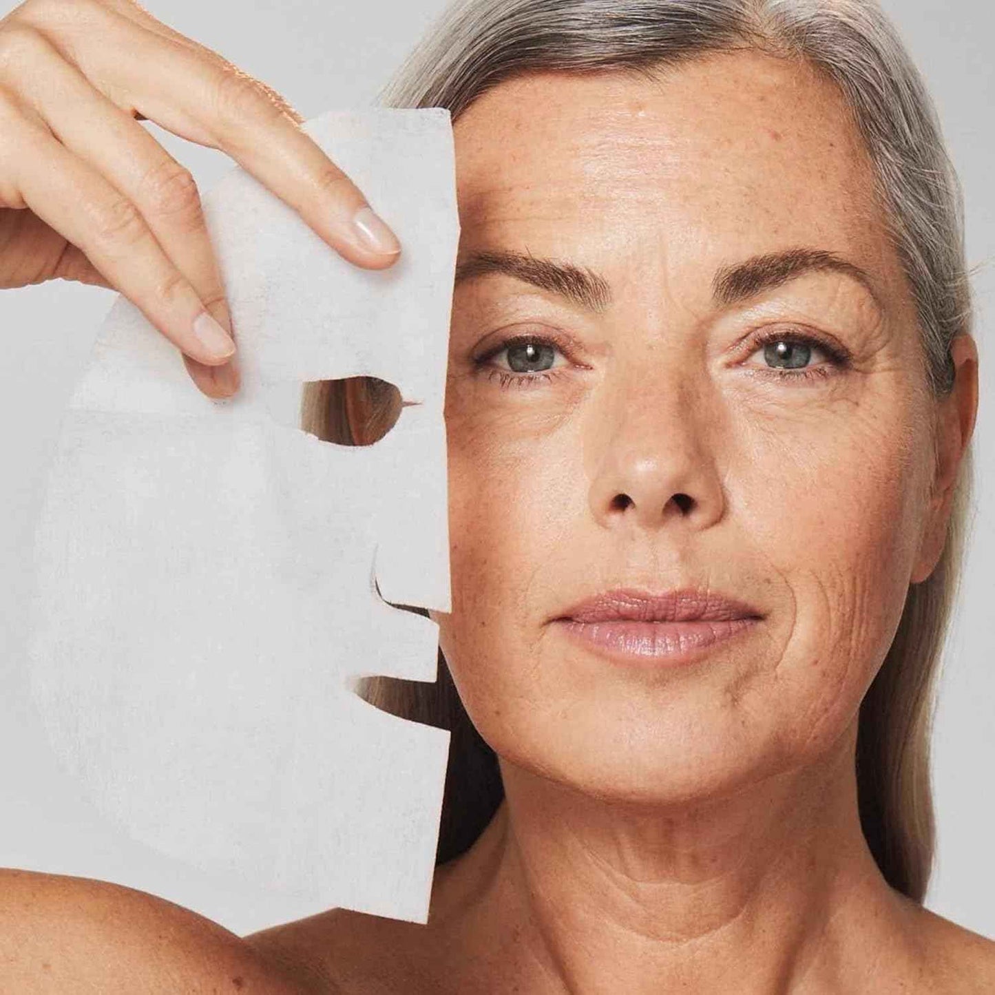 CHROMAT Sheet Treatment – 4 Pack Sheet Mask – Face & Eye Mask with Chroma Peptide, Fucoreverse, Tens’Up & Lyocell - Hydrating & Smoothing