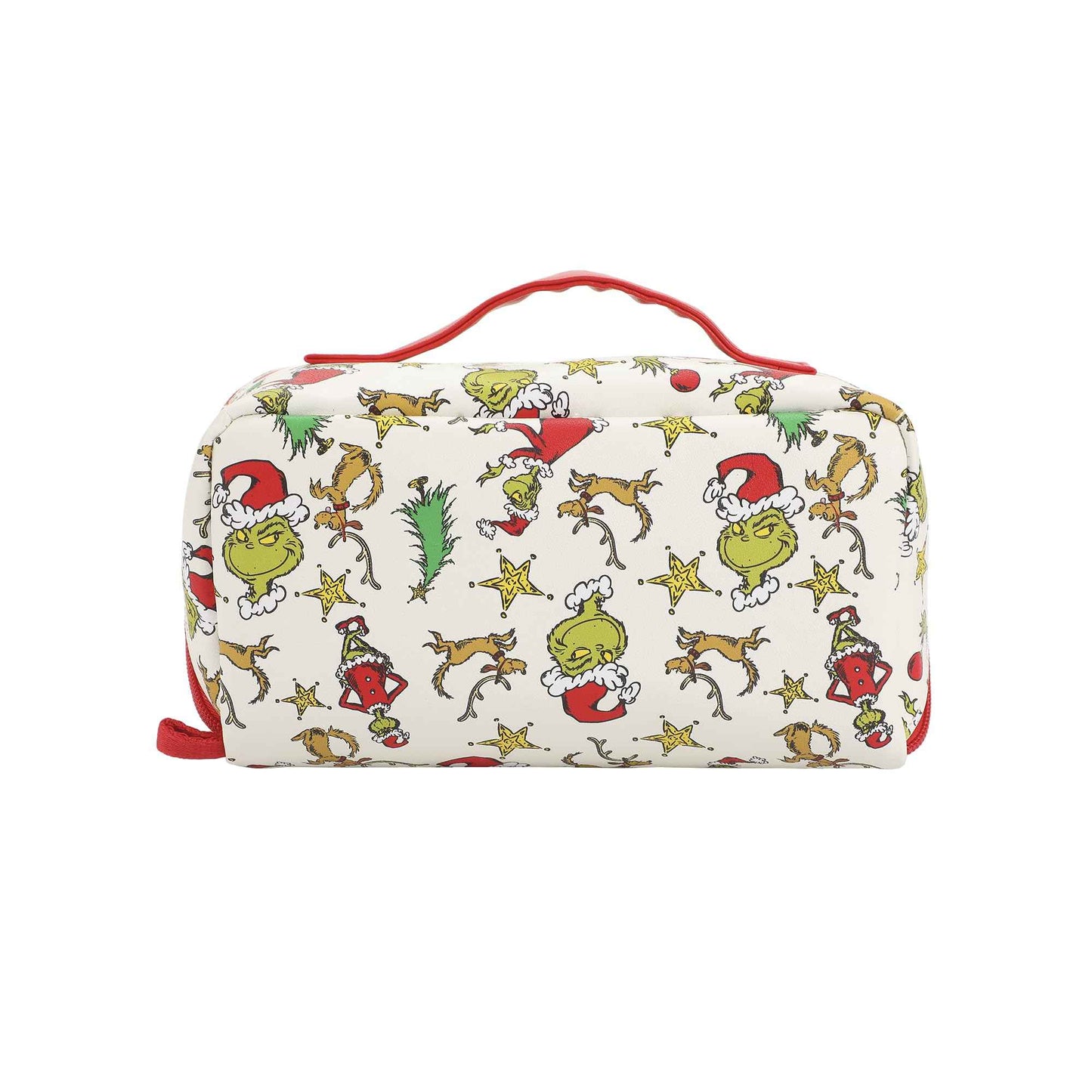 Bioworld The Grinch Holiday All-Over Print Women's Novelty Cosmetic Bag