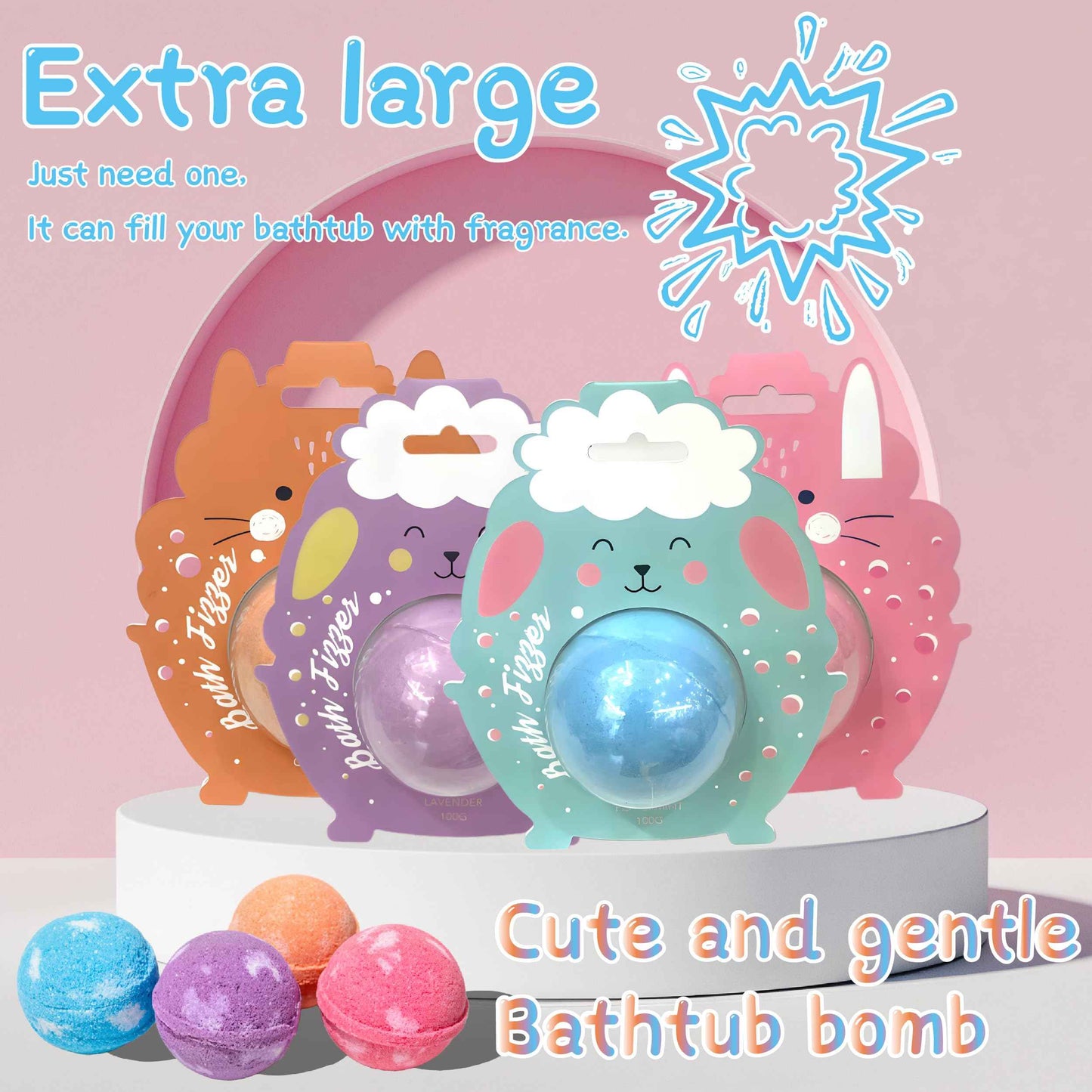 Bath Bombs for Women Gift Set,Handmade SPA Bubble Bath for Relaxing,Gift for Her/Him, Women, Girls, Wife, Mother,Four Styles and Four Fragrance(8pack)