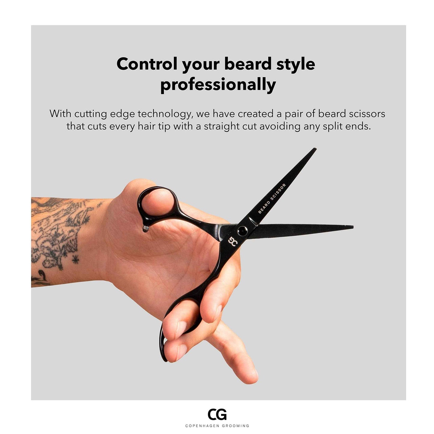 Copenhagen Grooming Beard Scissors - Moustache Scissors for Men