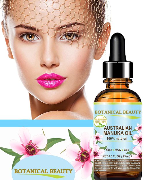Botanical Beauty MANUKA OIL WILD GROWTH RAW 100% Natural VIRGIN UNREFINED Cold Pressed Carrier Oil. for Skin, Face, Hair, Lip and Nail Care Anti-Aging 1 Fl Oz - 30 ml