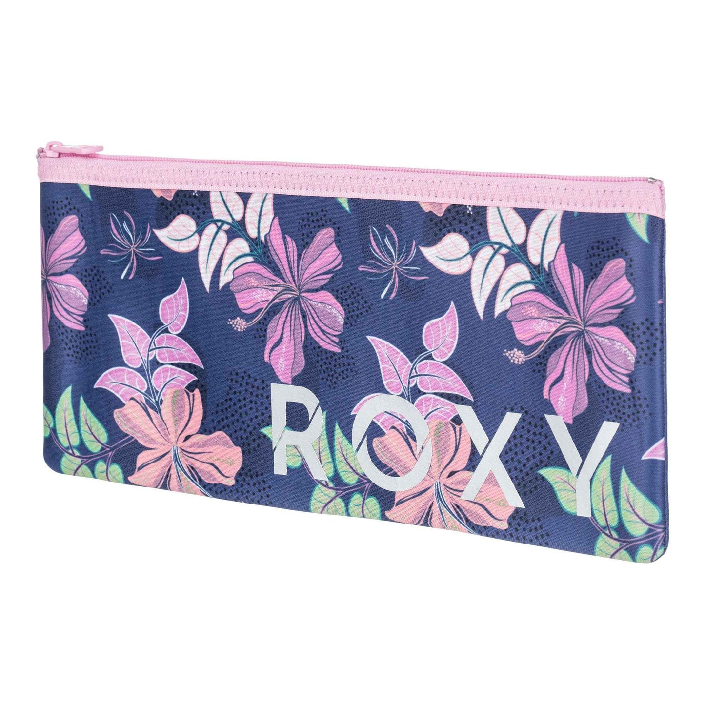 Roxy Makeup Storage Case | Cosmetics | Reusable | Zipper Closure | Lightweight | Accessories Make Up Bag, One Size, Happy Wednesday-Wild Wind Sunny Floral RG