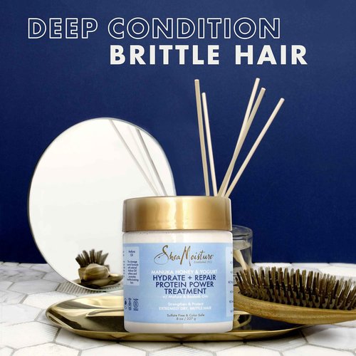 SheaMoisture Shampoo & Conditioner, Manuka Honey & Yogurt Hydrate & Repair + Whipped Curl Cream for Curly Hair Definition, Frizz Control