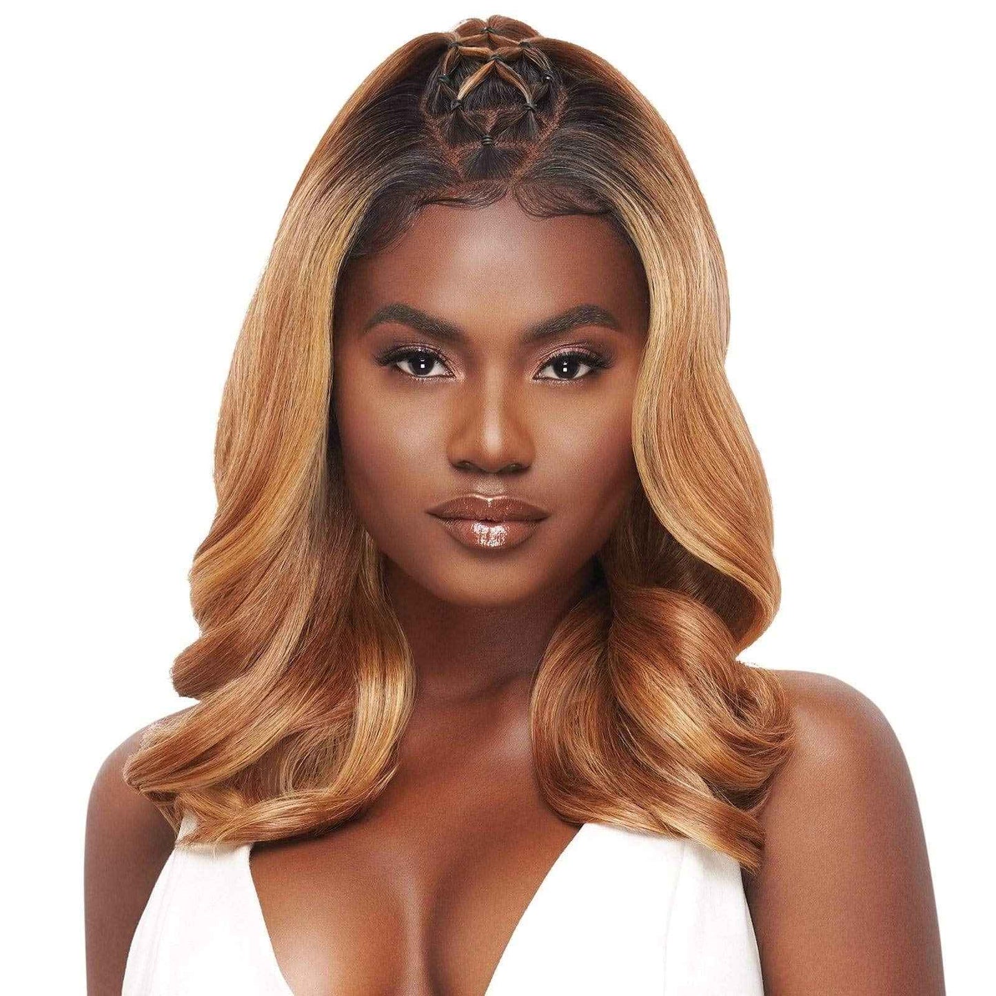 Outre Perfect Hair Line Synthetic 13x4 Faux Scalp Lace Front Wig - ELLA (1)