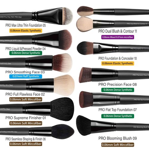 Bueart Design 32PCS Professional Makeup Brushes Set,Makeup brushes Kit with Premium soft hair for Foundation,Powder,Cream,Blush,Contour,Concealer,Bronzer,Eyeshadow,Blending For Pro Make up