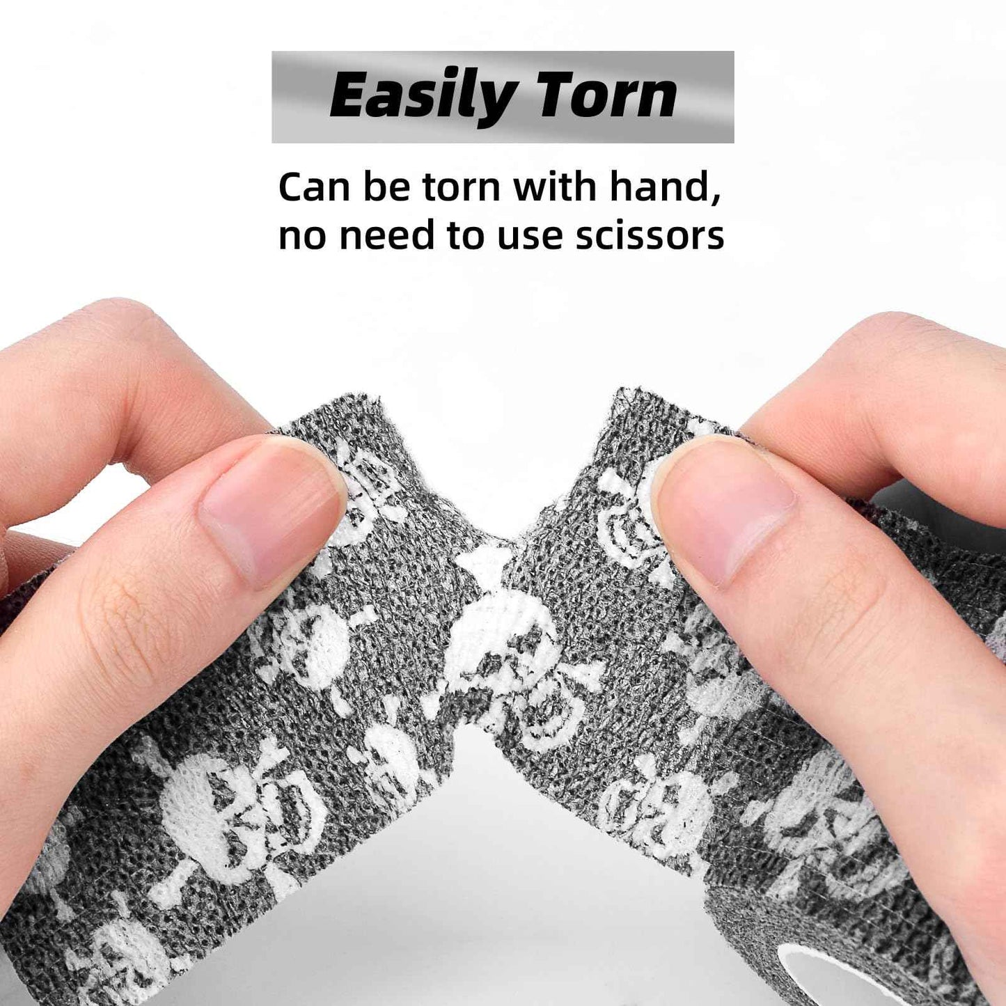 JimKing Tattoo Grip Cover, Tattoo Machine Handle Cover, Self-Adhesiive Tape for Sport Pet Tattoo,Elastic Bandage Wrap Roll Tattoo Machine Supply, 4pcs