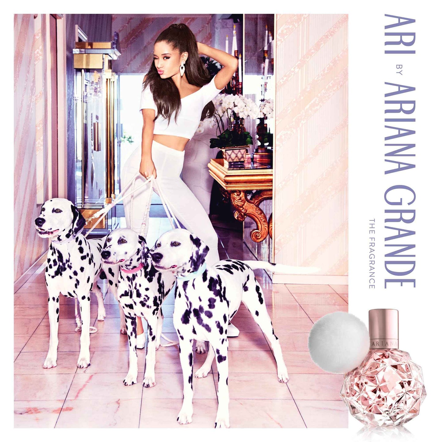 Ariana Grande Ari Eau de Parfum – Long Lasting Fragrance with Pear, Raspberry, and Vanilla Orchid – Floral Gourmand Women’s Perfume – Travel Size – 0.25 Fl Oz