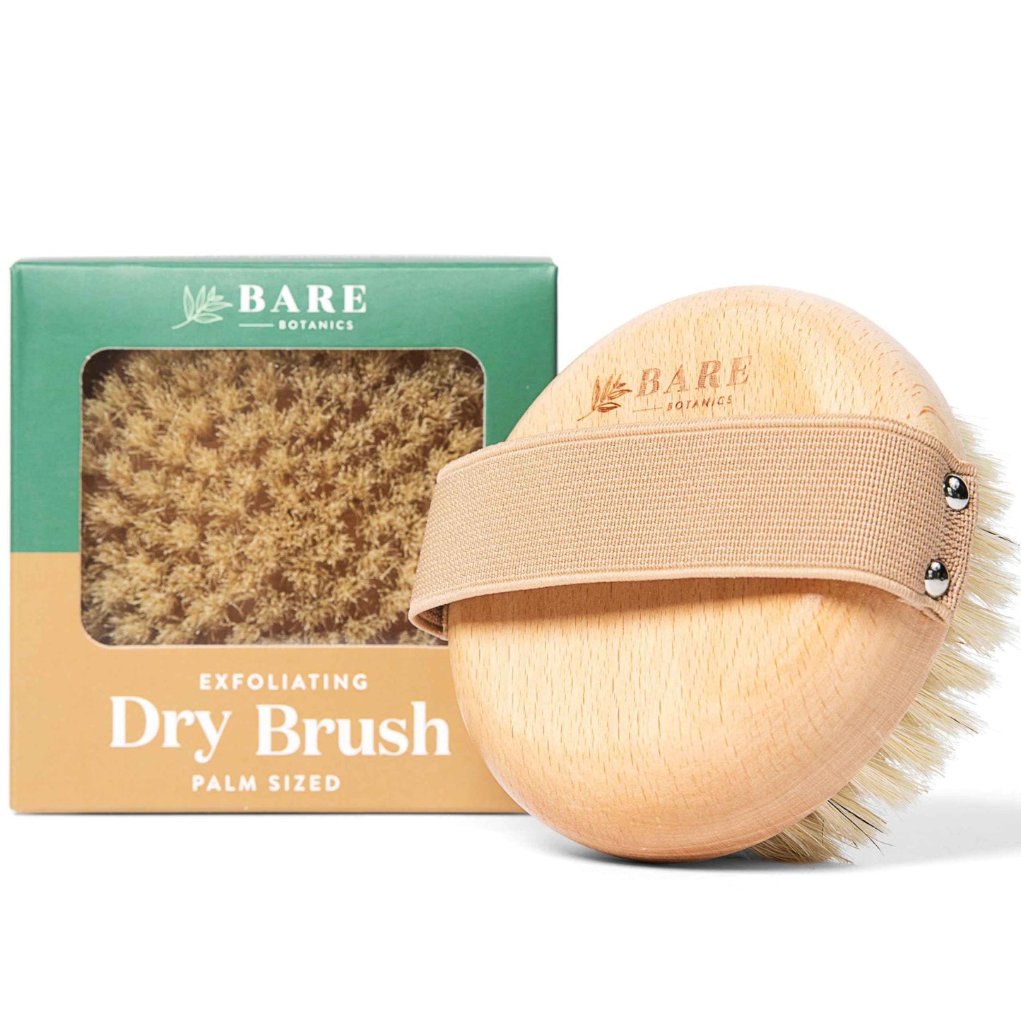 Bare Botanics Bergamot Mint Body Oil (Custom Formulated) + Dry Brushing Body Brush