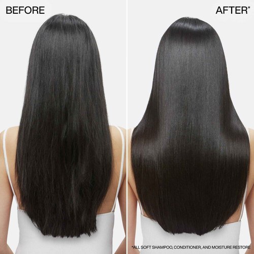 Redken All Soft Conditioner - Moisturizes & Hydrates Dry, Brittle Hair, Softens, Smooths & Adds Hair Shine, Conditioner & Detangler, Refillable