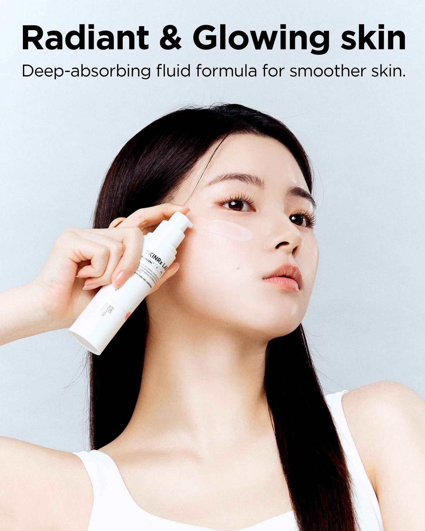 SKINRxLAB MadeCera Exo Peptide Fluid - Korean Anti-Aging Face Lotion with Ceramides, Peptides for Firming, Hydrating, Smoothing - Elasticity Boosting & Radiant Skin Complexion, 1.69 fl.oz.