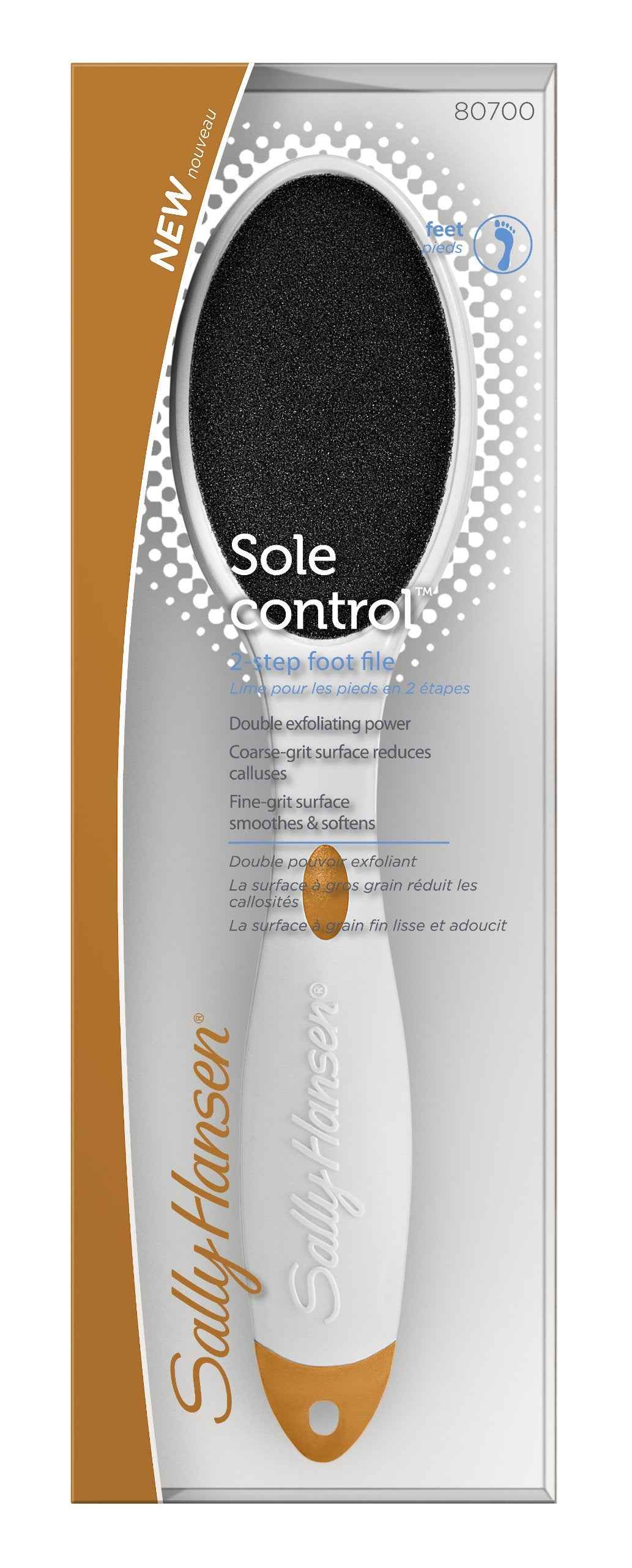 Sally Hansen Beauty Tools, Sole Control-Foot File (Pack of 2)