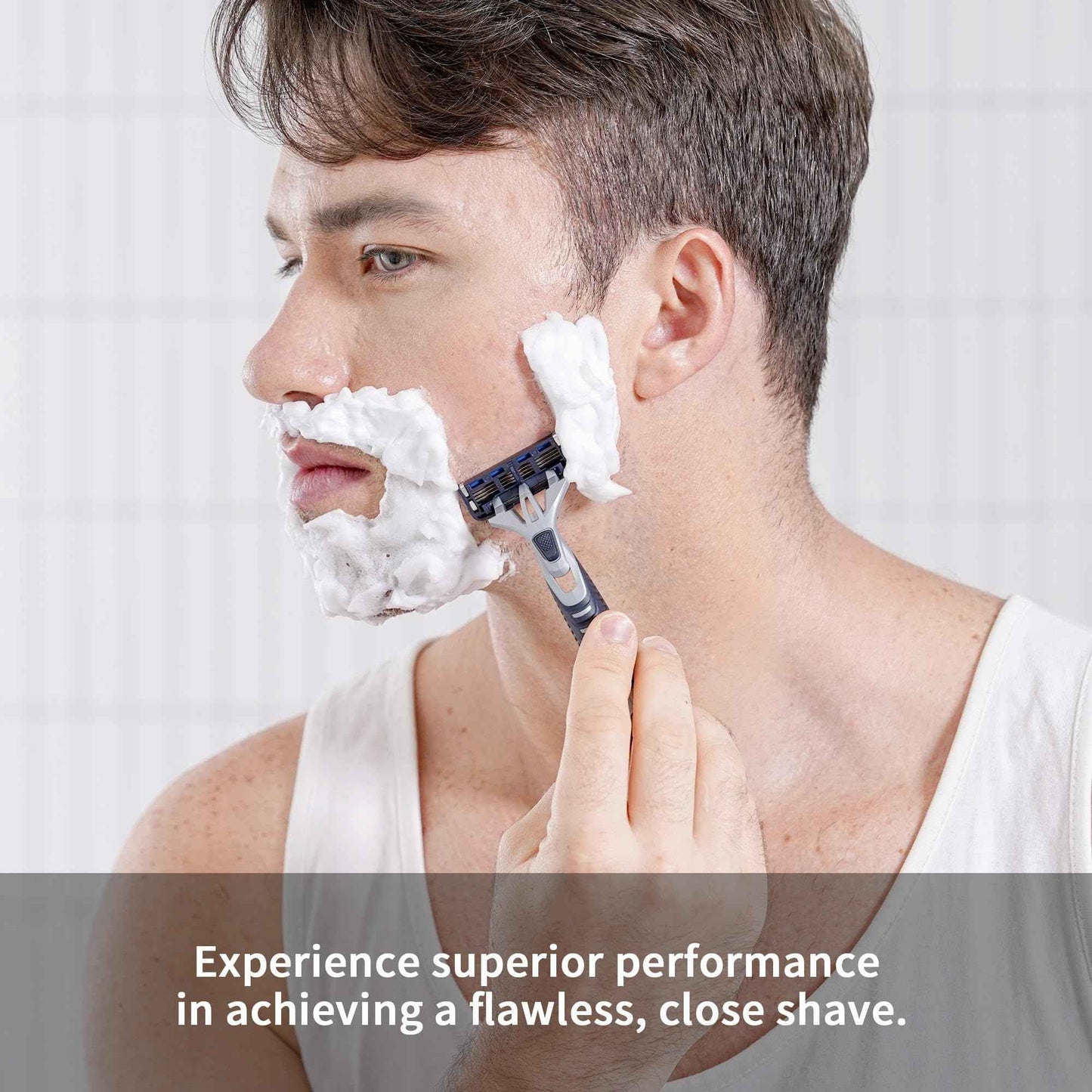 DORCO Pace Pro 4 Disposable Razors, 9 pack - Long Lasting 4 Blade Technology with a Precision Trimmer, Safety Guard Bar, Pivoting Head and Non-Slip Rubber Handle (9 Razors)