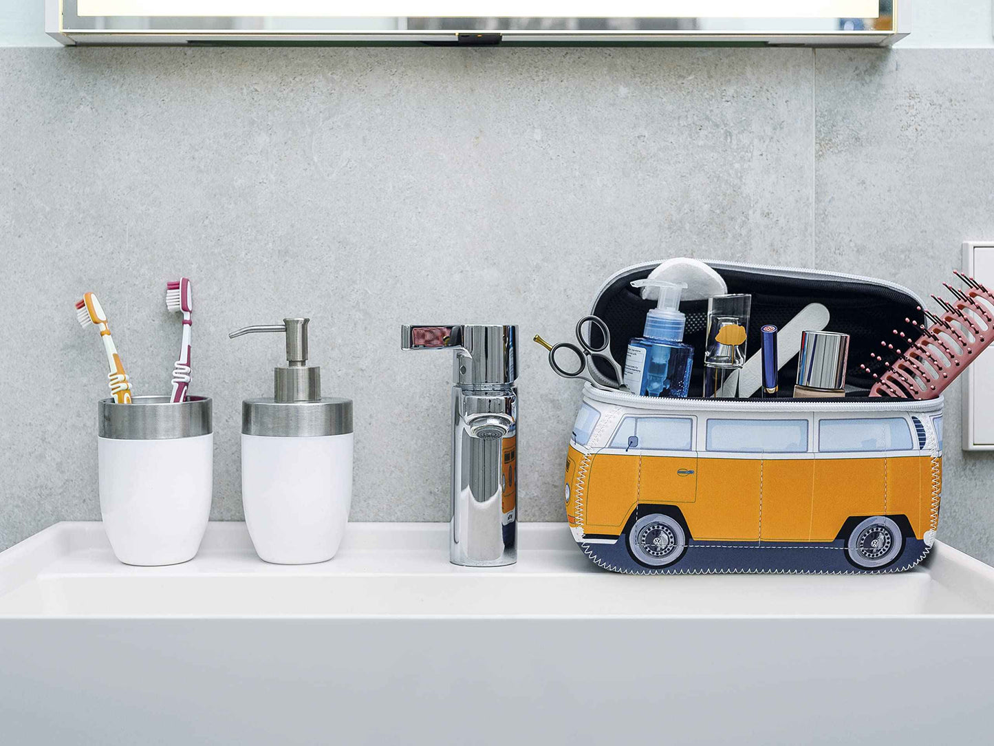 Brisa Neoprene Universal Bag, Orange, Small (23 x 11 x 8 cm)