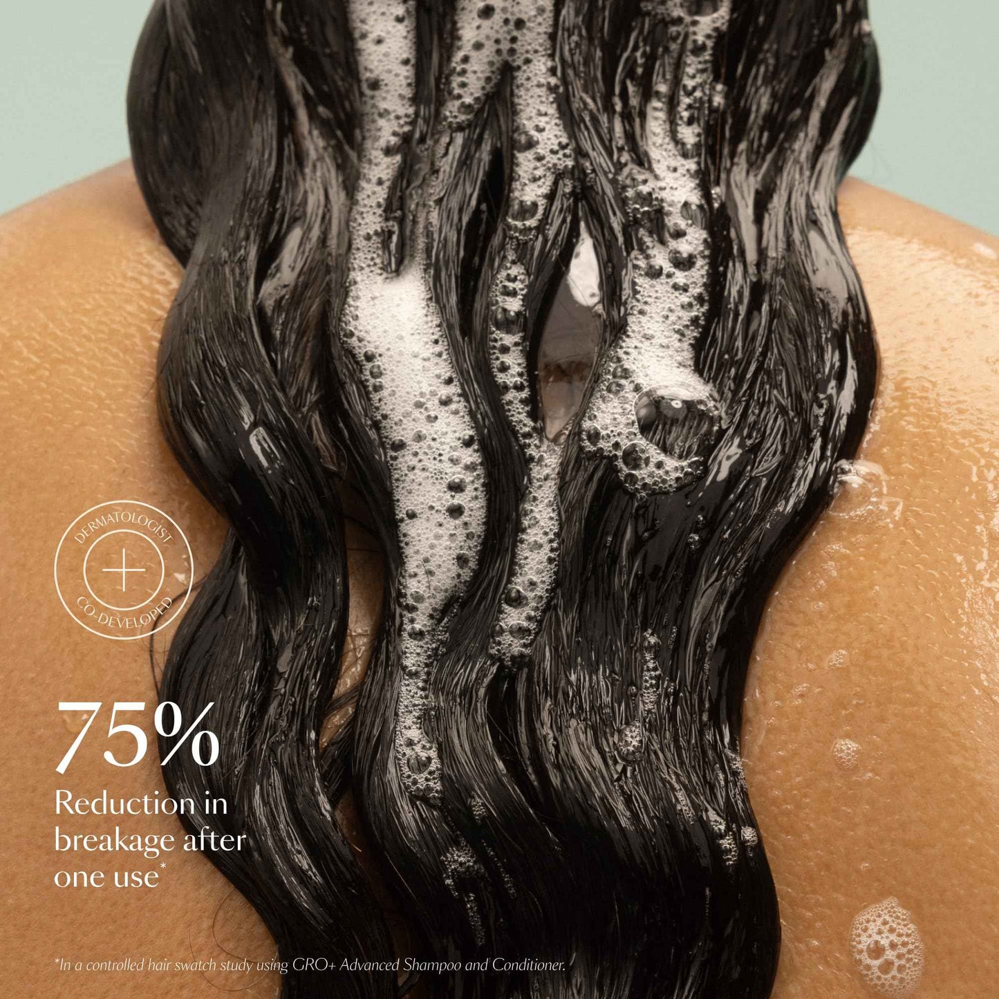 VEGAMOUR GRO+ Advanced Balancing Shampoo | Lightly Exfoliates, Cleanses and Removes Buildup Without Stripping | For Severe Signs of Thinning | Color Safe, Vegan, Cruelty-Free (8 Fl Oz)