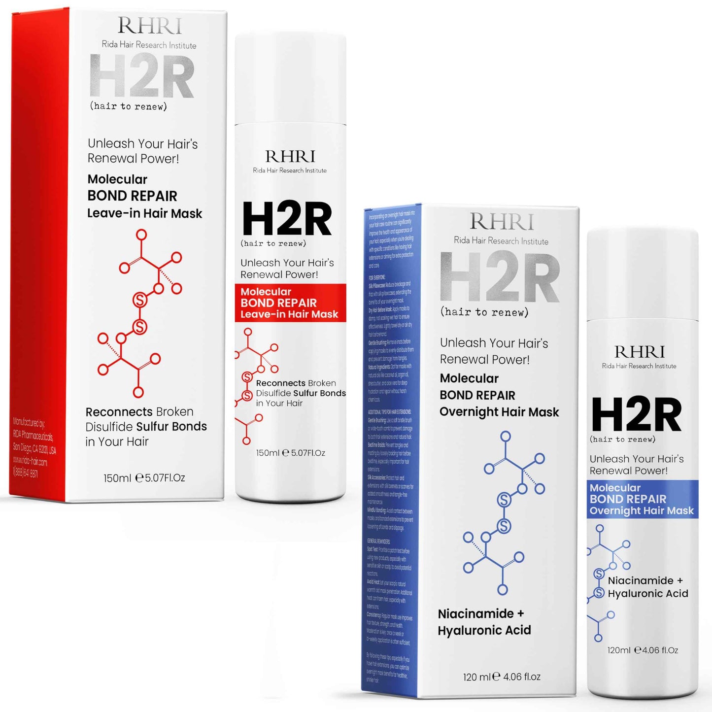 Leave in Hair Treatment Mask | Molecular Hair Repair Mask for Hair Bonding Treatment | Hair Growth for Thinning & Split Ends+ Overnight Hair Mask