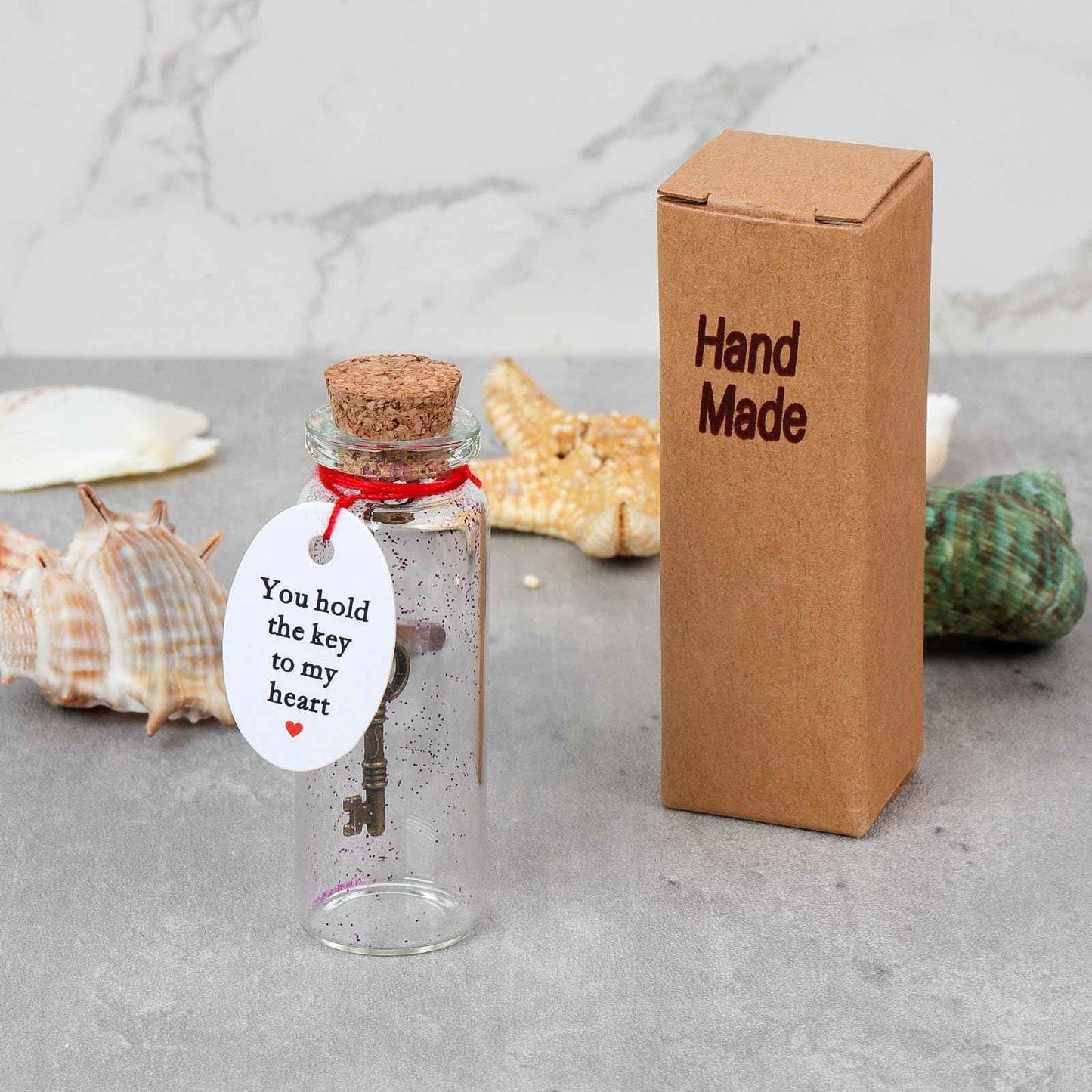 Handmade Romantic Gifts for Him Her,Valentines Day Gift for Women,Wife,Husband- I Love You Gift to Boyfriend Girlfriend Key to My Heart.