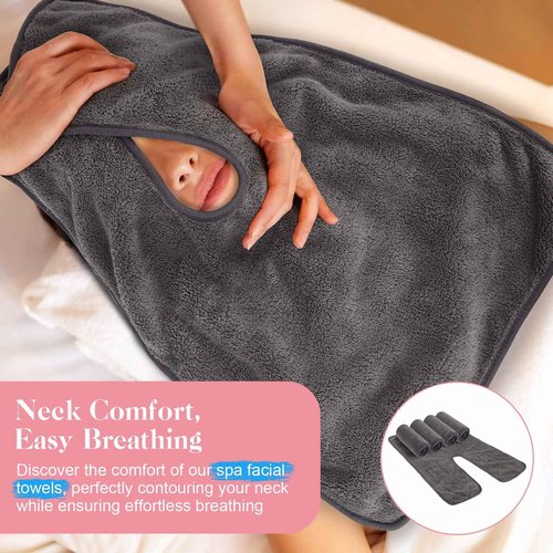 Breenhill 12 Pack Soft, Thick Spa Towels - Microfiber Facial Towels for Professional Estheticians