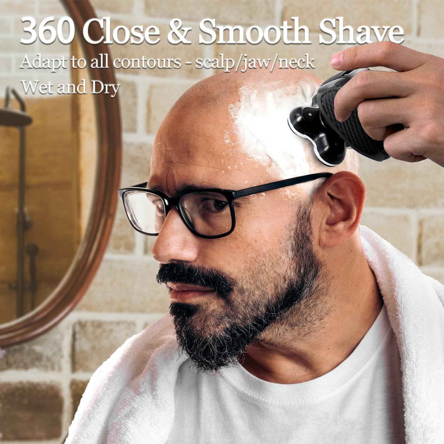 GORLENT 2 Pack Blade Pro Replacement Head Compatible with Remington Balder Pro XR7000, 5 Dual Track Shaver Heads for a Smooth and Close Shave with No-Irritation.