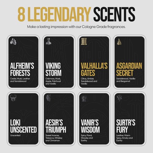 The Beard Struggle - Beard Growth Oil - Valhalla's Gates, Gold Collection (1 Fl oz) - Night Liquid Elixir - Beard Oil for Men - Softens, Moisturizing, & Healthier Beard Growth