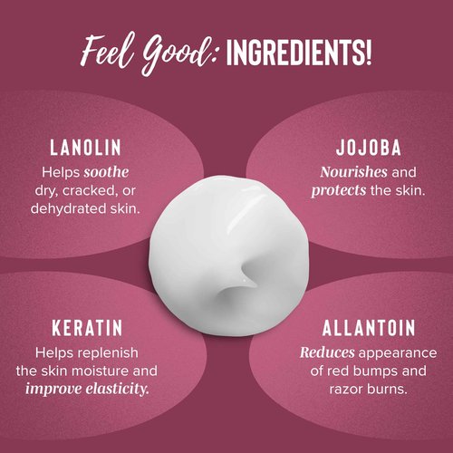 Coochy Intimate Shaving Cream | Shave Conditioner & Moisturizer for Face & Body | Ideal for Sensitive Skin Care, Anti-Bump | Island Paradise, 32 oz